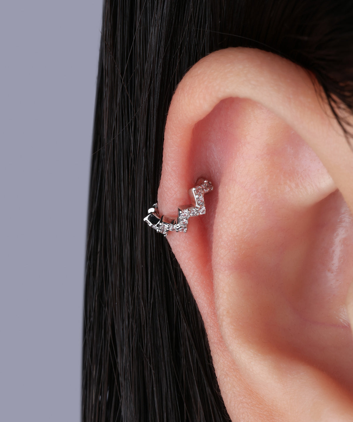 Wavy Seamless Ring - Stainless Steel - Septum - Oumo Jewelry