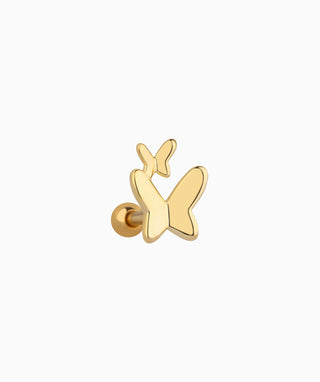 Cute Double Butterfly Stud - OumoJewelry