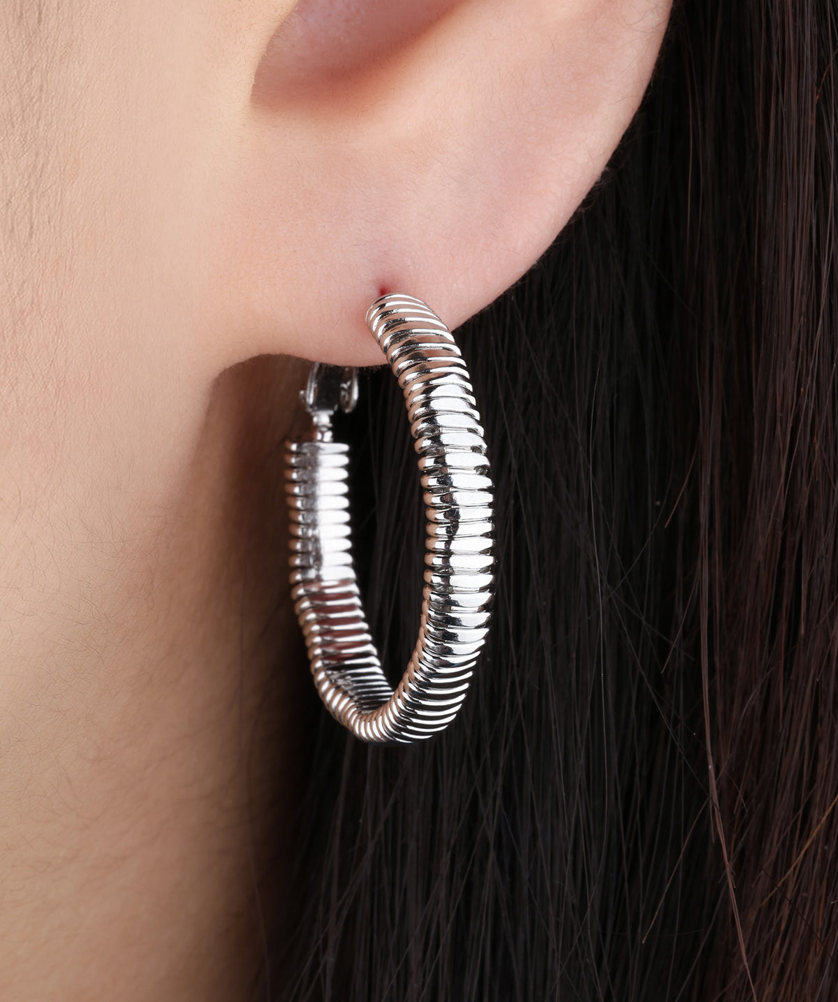 Spring Hoops - Brass - Oumo Jewelry