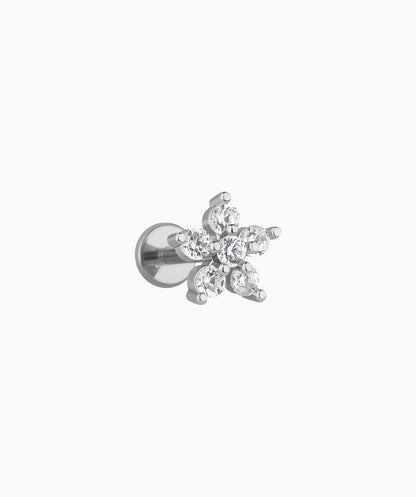 Sparkle Flower Stud