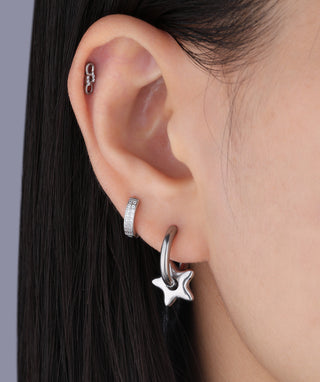 Pleated Star Drops - OumoJewelry