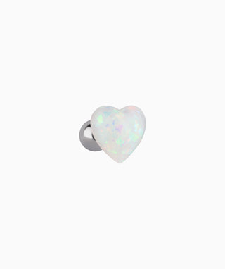 Puffed Love Stud - OumoJewelry