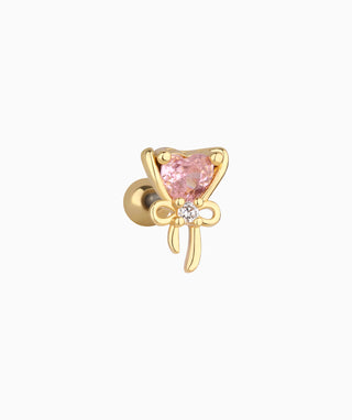 Love Bow Stud - OumoJewelry