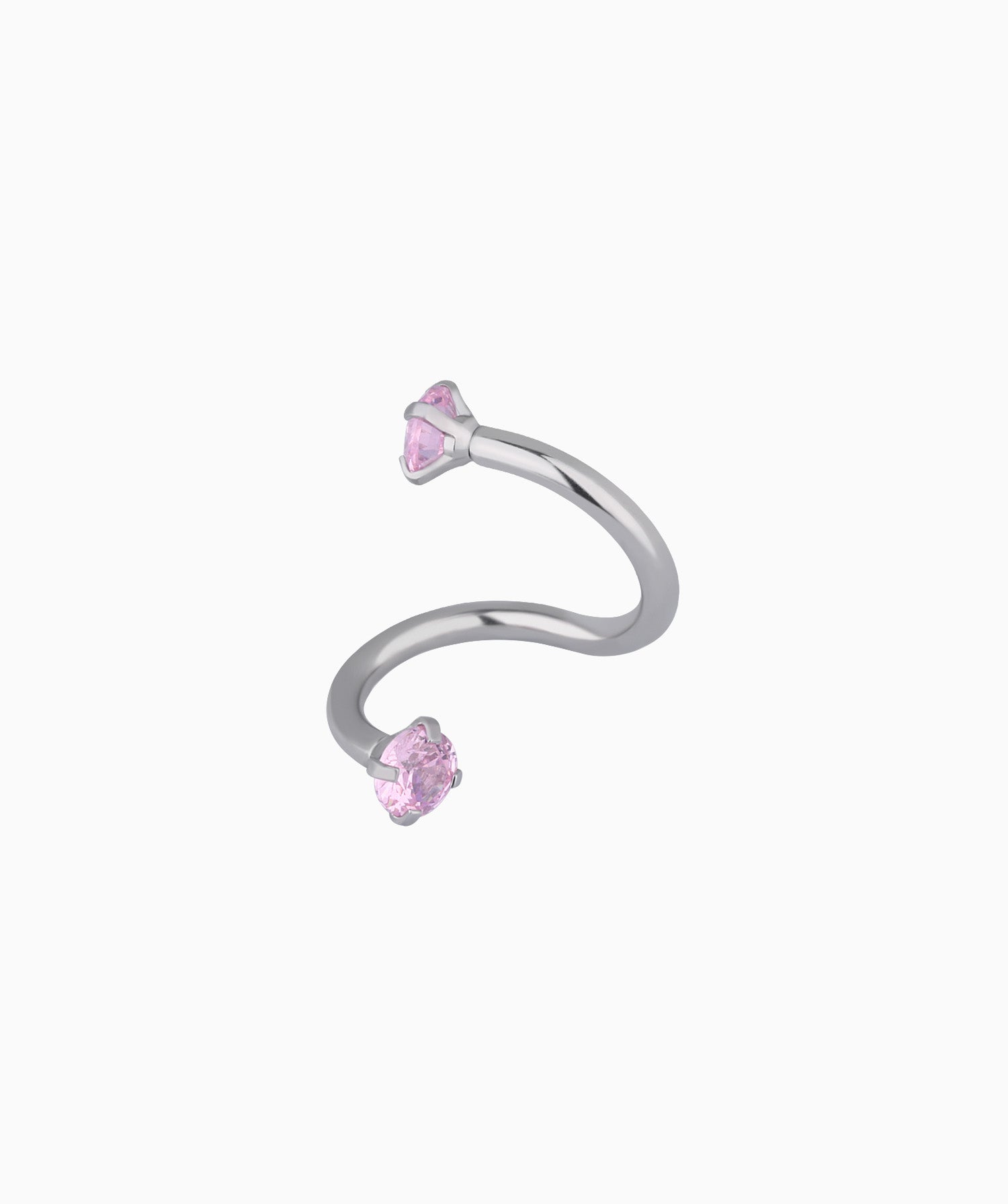 Spiral Gem Barbell