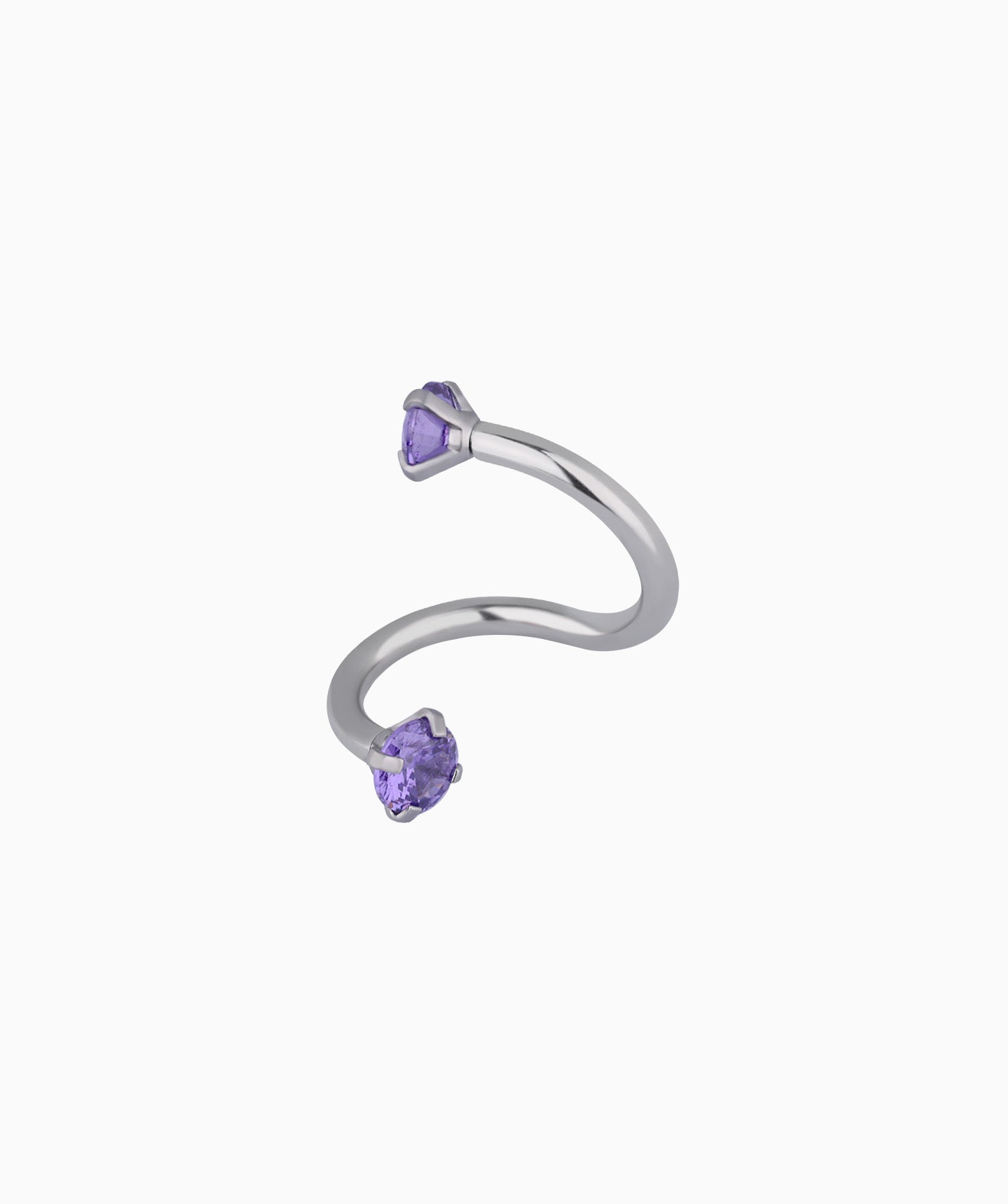 Spiral Gem Barbell