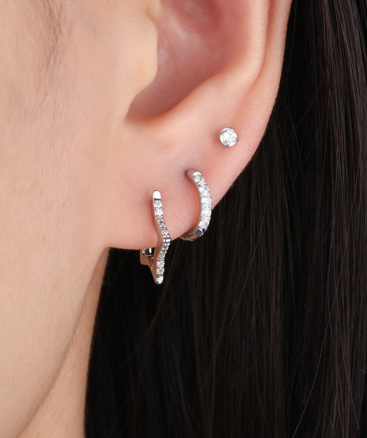 Silver Starlight Set - Brass/Stainless Steel - Oumo Jewelry