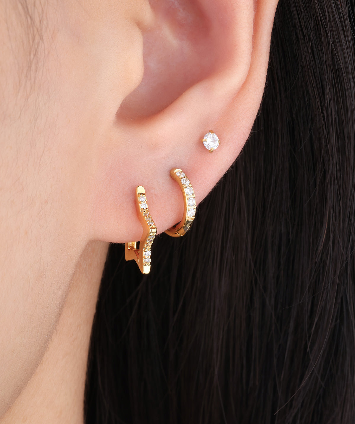 Golden Starlight Set - Brass/Stainless Steel - Oumo Jewelry