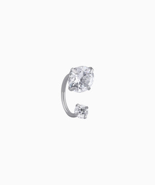 Gems Curved Barbell - OumoJewelry