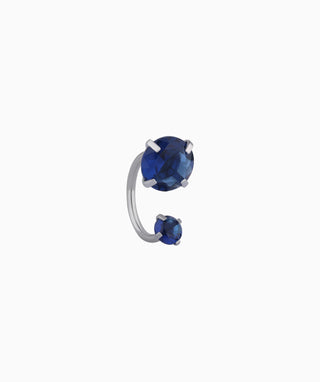 Gems Curved Barbell - OumoJewelry