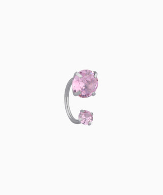 Gems Curved Barbell - OumoJewelry
