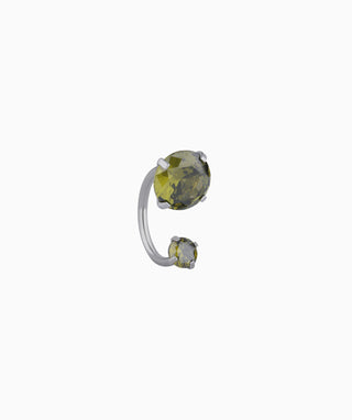 Gems Curved Barbell - OumoJewelry