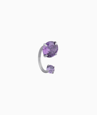 Gems Curved Barbell - OumoJewelry