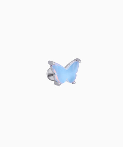 Charm Butterfly Flatback Stud