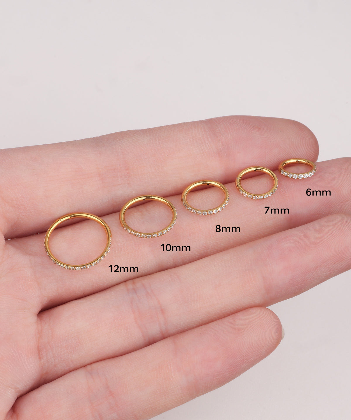 Sparkle Clicker - Stainless Steel - Lobe, Upper Lobe, Helix - Oumo Jewelry