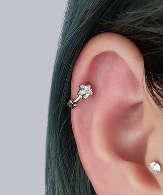 Charming Star Helix Hoop - OumoJewelry