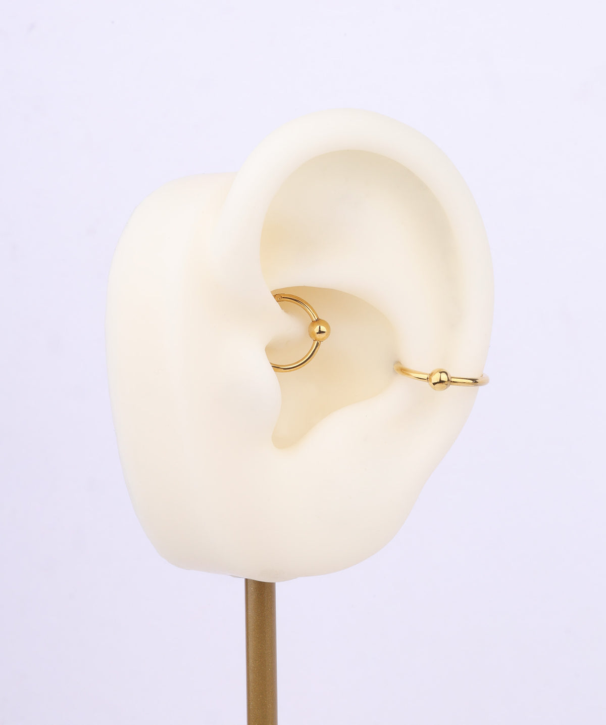 Classic Clicker Hoop - Stainless Steel - Upper Lobe, Conch, Tragus - Oumo Jewelry