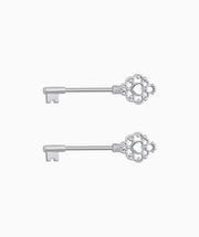 Key to My Heart Nipple Rings - Stainless Steel - Oumo Jewelry