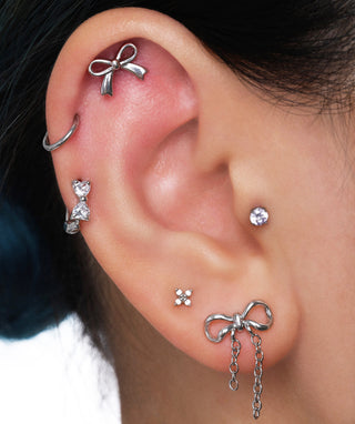 Sweet Bow Stud - OumoJewelry