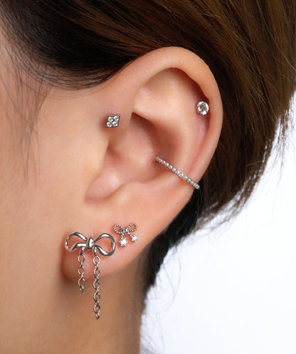 Twinkle Bow Stud