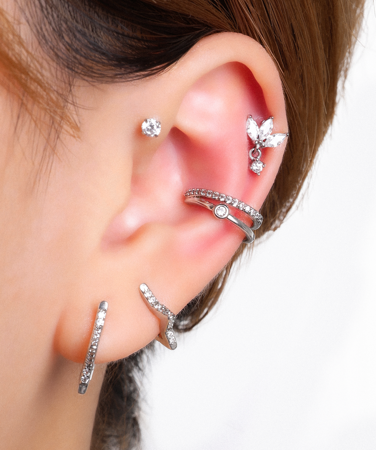 Fairy Ear Cuff - Brass - Oumo Jewelry