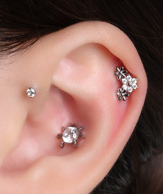 Titanium Ladybug Stud - OumoJewelry