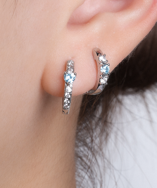 Gem Hoop - OumoJewelry
