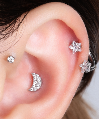 Crescent Stud