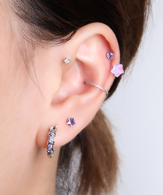Candy Star Horseshoe Ring