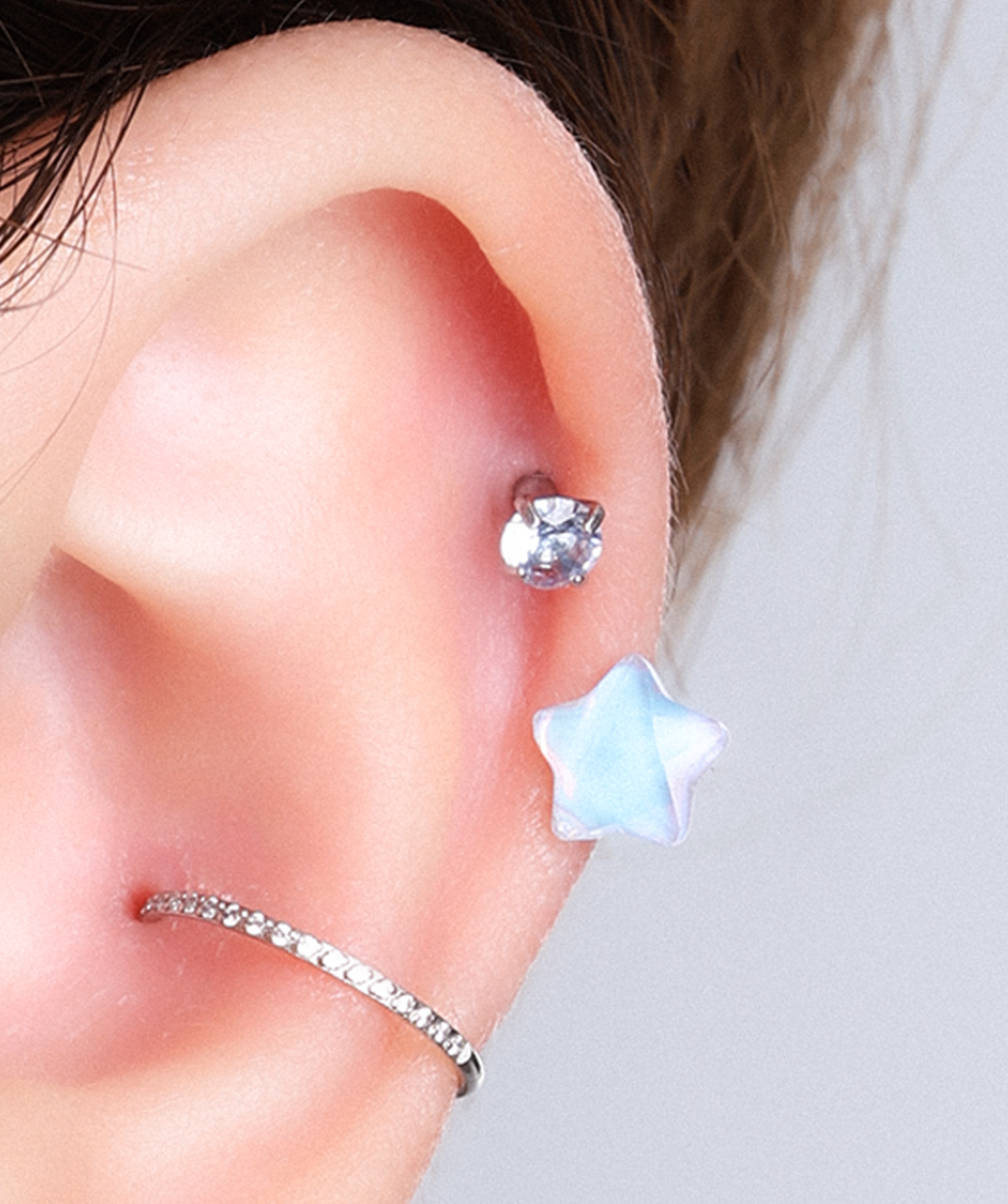 Candy Star Horseshoe Ring - OumoJewelry