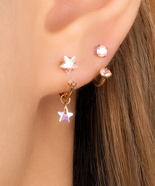 Titanium Gem Horseshoe Ring - OumoJewelry