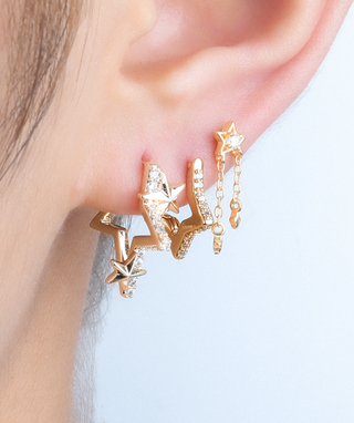 Star Zigzag Earrings