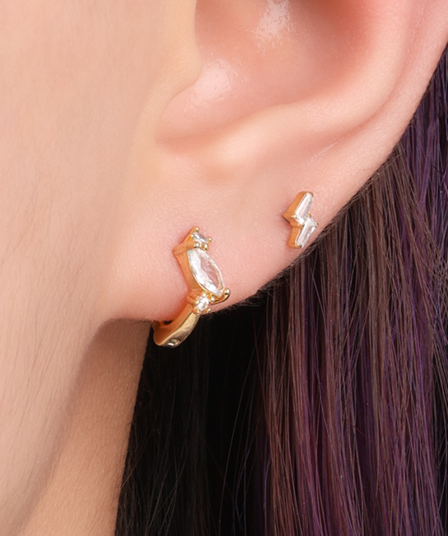 Titanium Jovie Stud - OumoJewelry