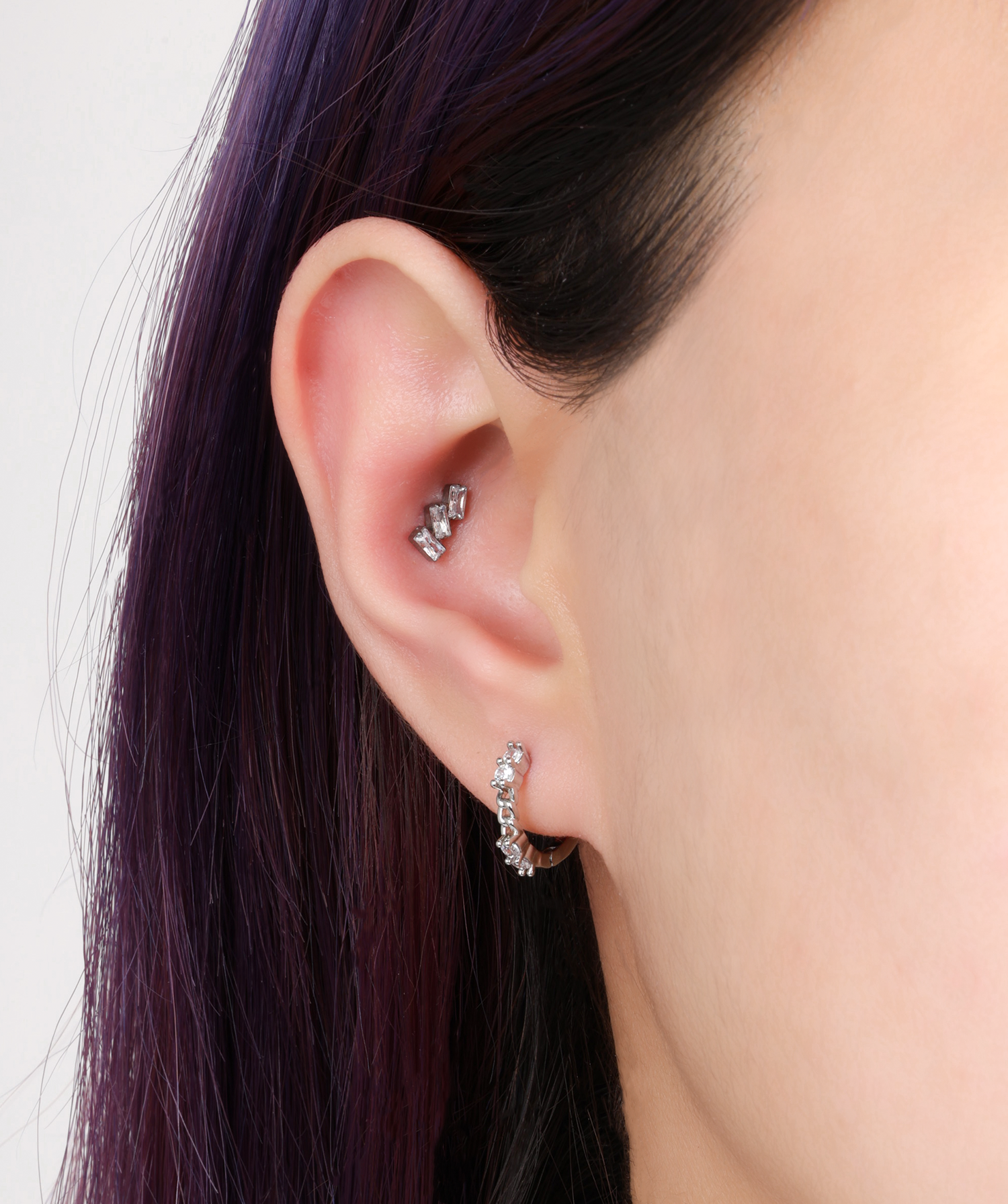 Titanium Tarin Stud - OumoJewelry