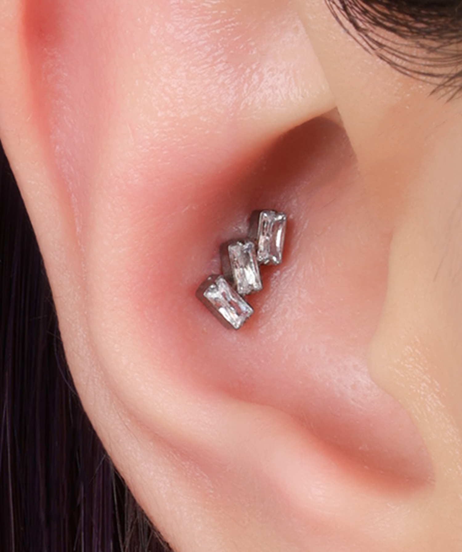 Titanium Tarin Stud - OumoJewelry
