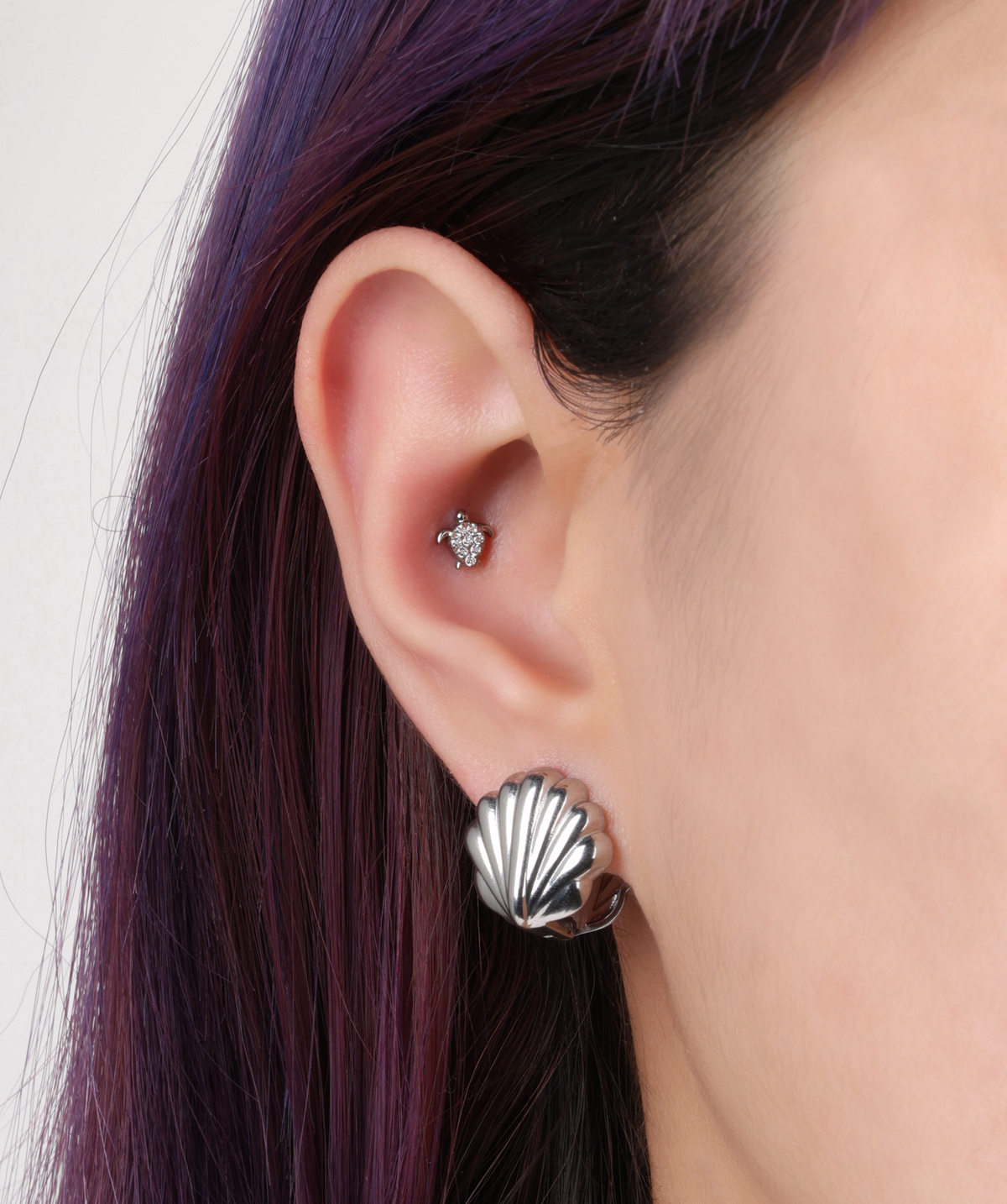 Shell Earrings - Lobe - Oumo Jewelry