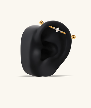 Titanium Siena Industrial Barbell - OumoJewelry