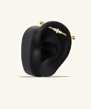 Titanium Vivia Industrial Barbell - OumoJewelry