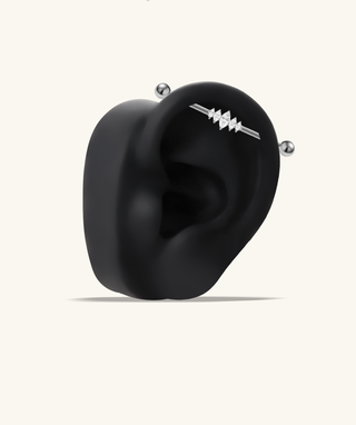 Titanium Vivia Industrial Barbell - OumoJewelry