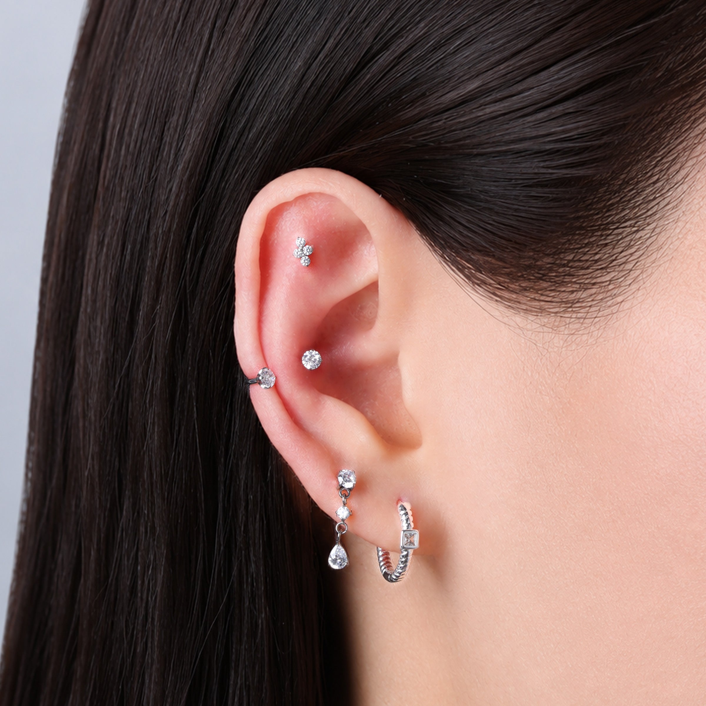Titanium Eleni Stud