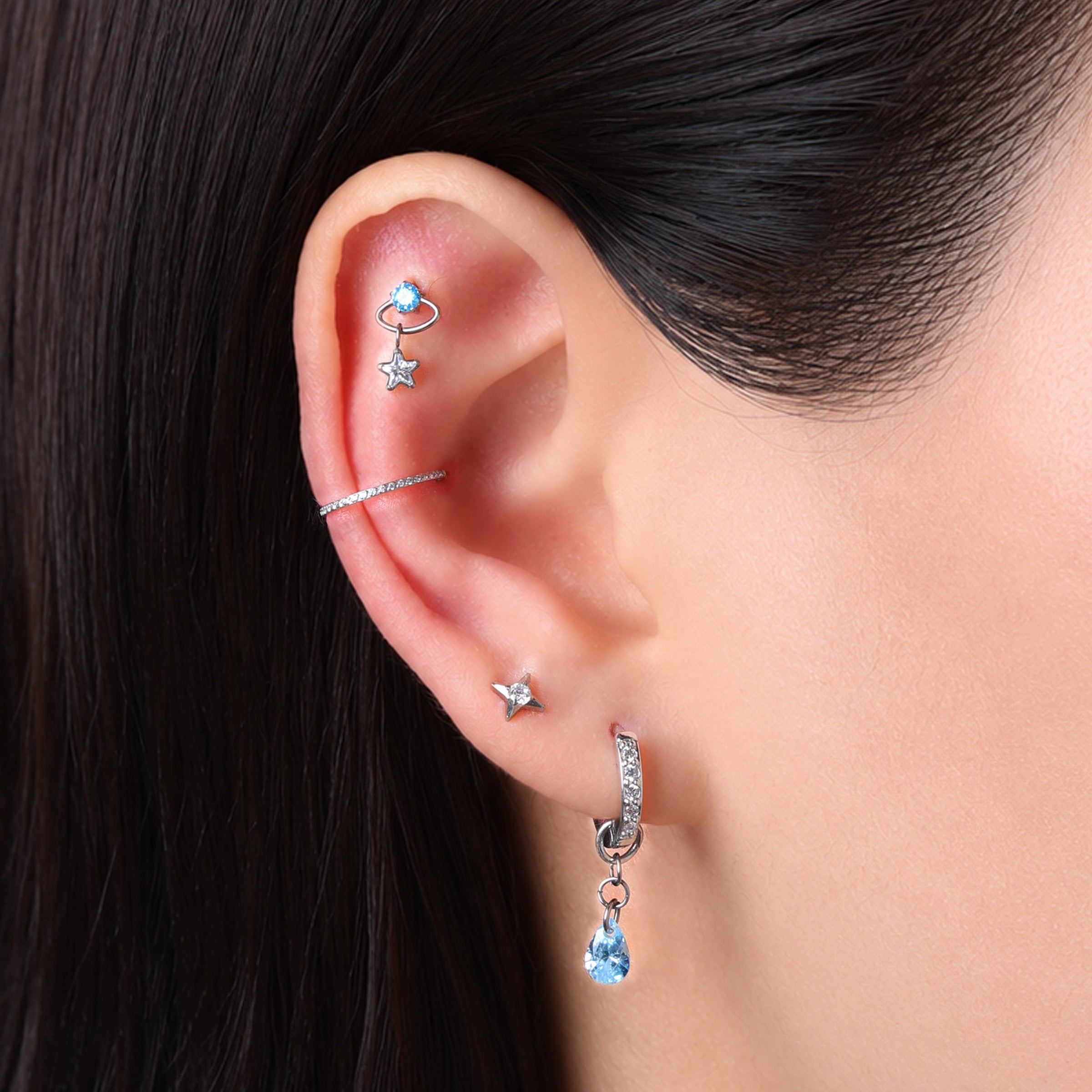 Titanium Calia Star Stud