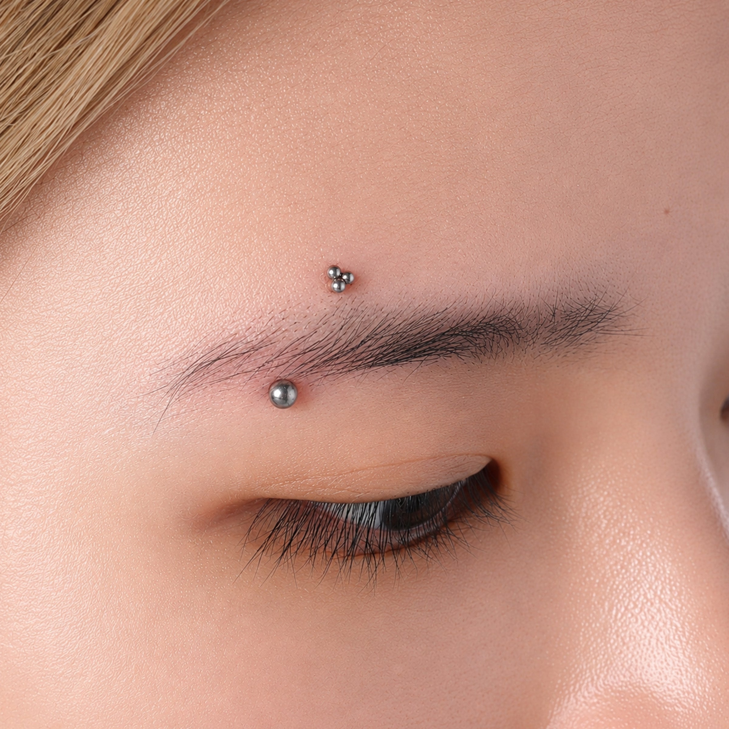 Titanium Nyra Curved Barbell