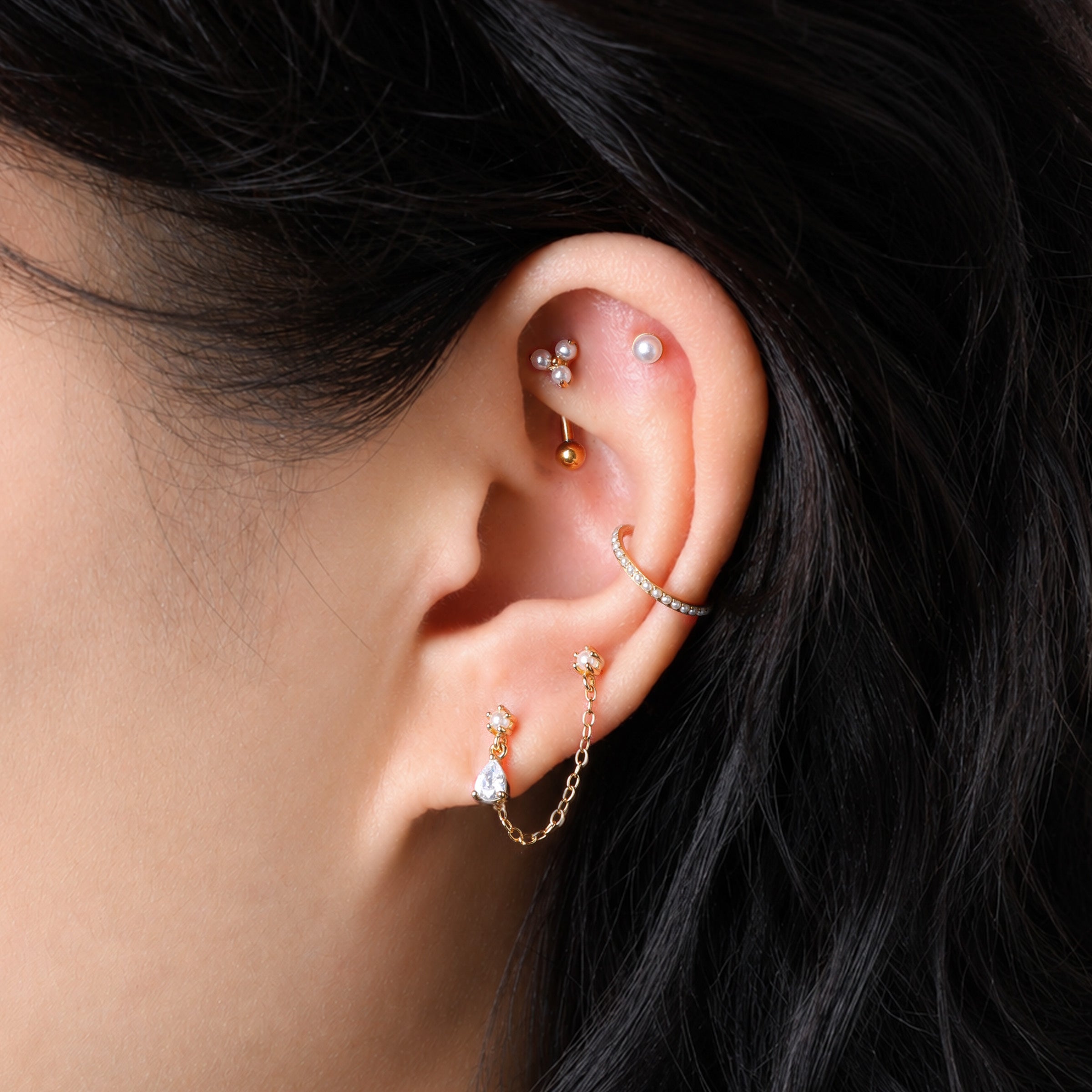 Titanium Tessa Curved Barbell