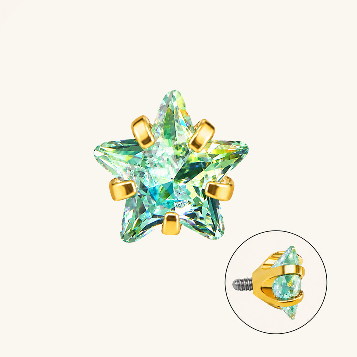 Nori Star Top (fit titanium) - OumoJewelry
