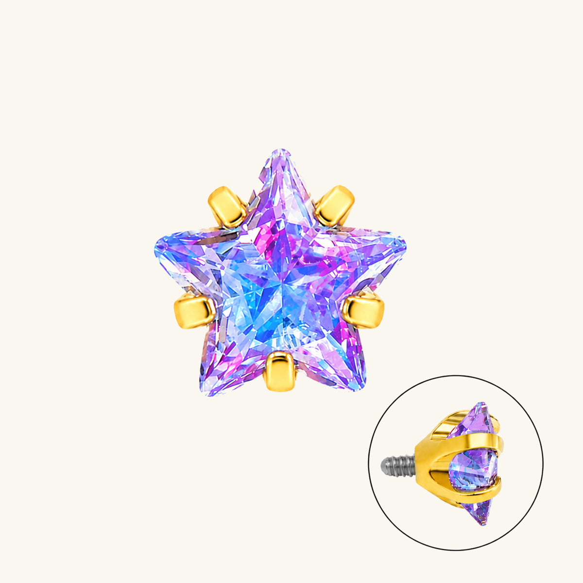 Nori Star Top (fit titanium) - OumoJewelry