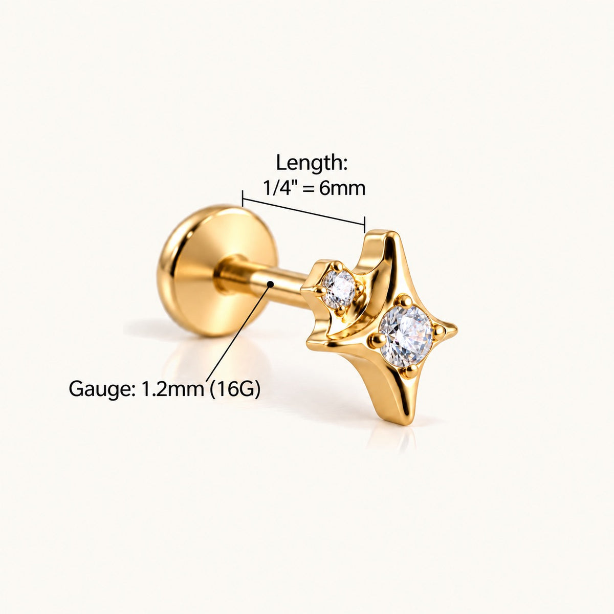 Titanium Ione Stud - OumoJewelry