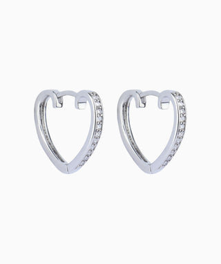 Love Charms Hoop Earrings - OumoJewelry