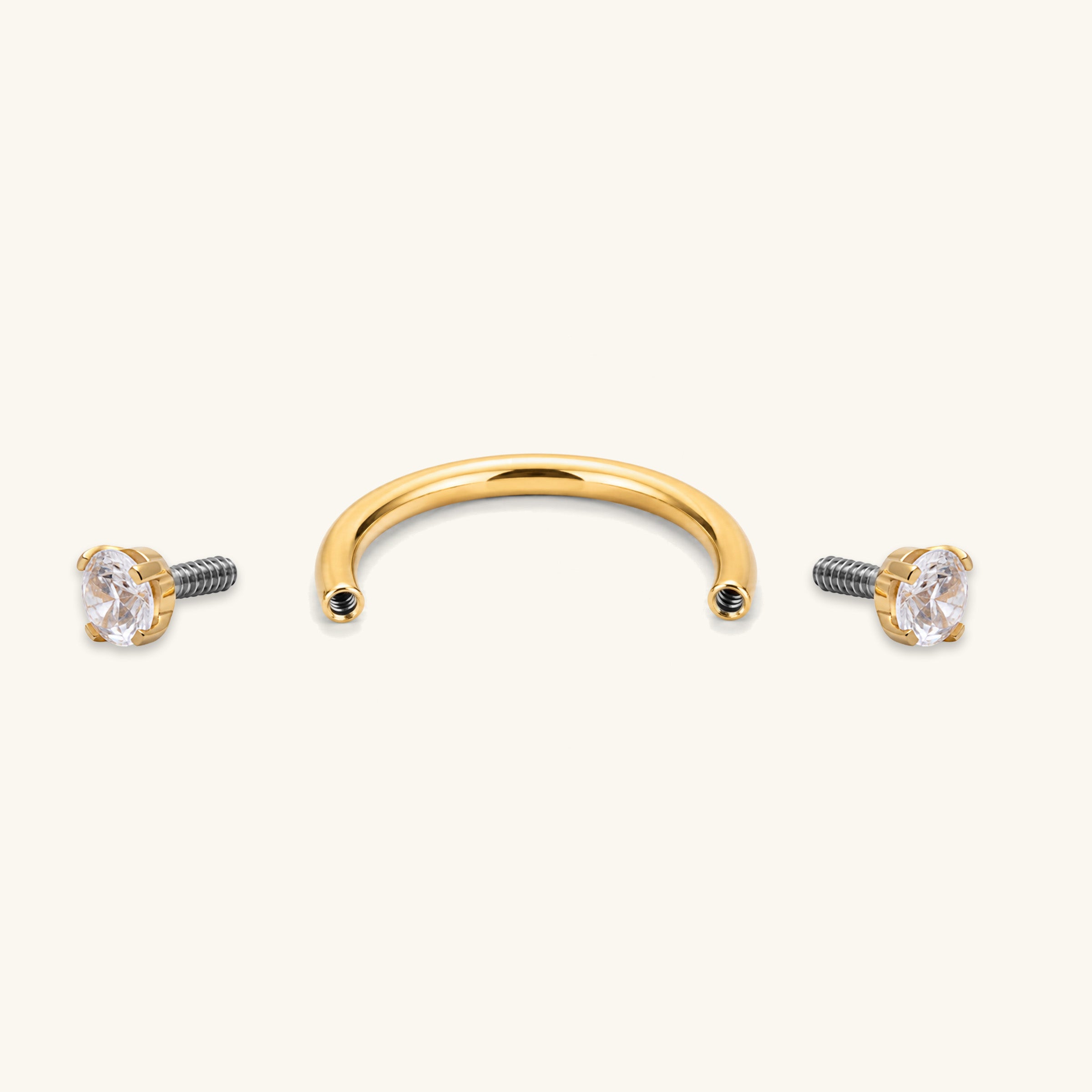 Gems Horseshoe Ring