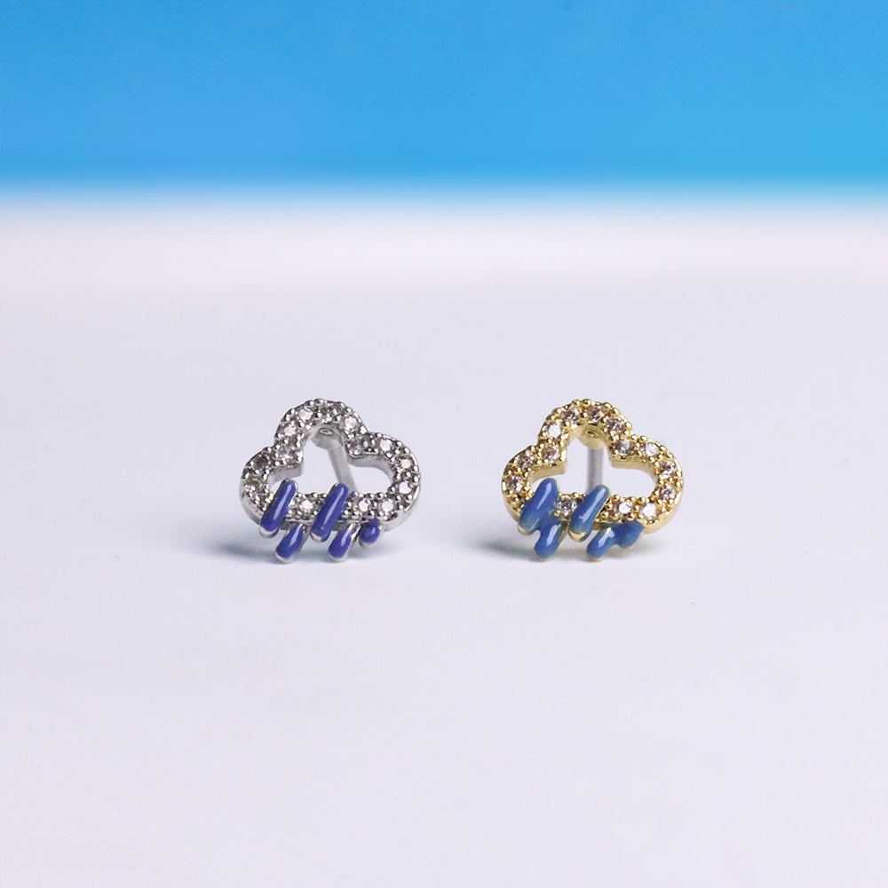 Cloud Stud - OhmoJewelry