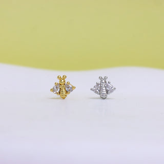 Glowing Bee Stud - OhmoJewelry
