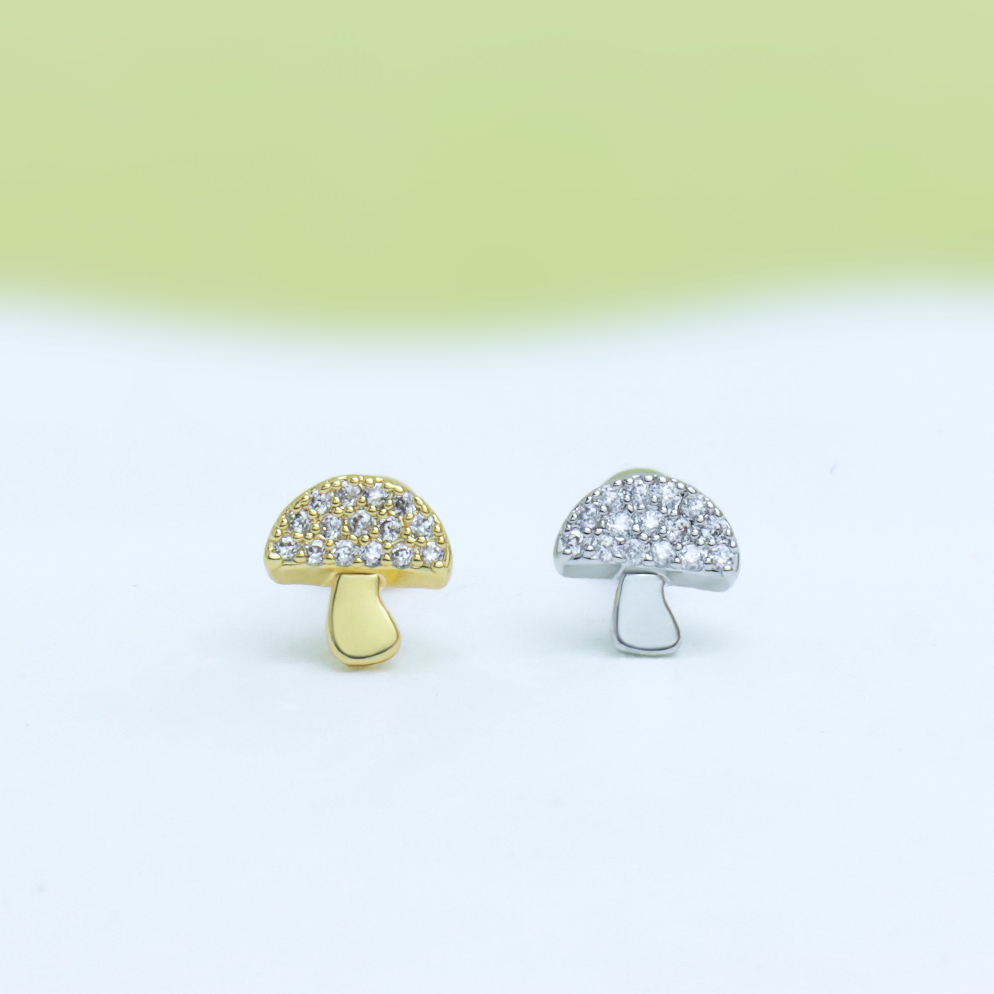 Fresh Mushroom Stud - OhmoJewelry